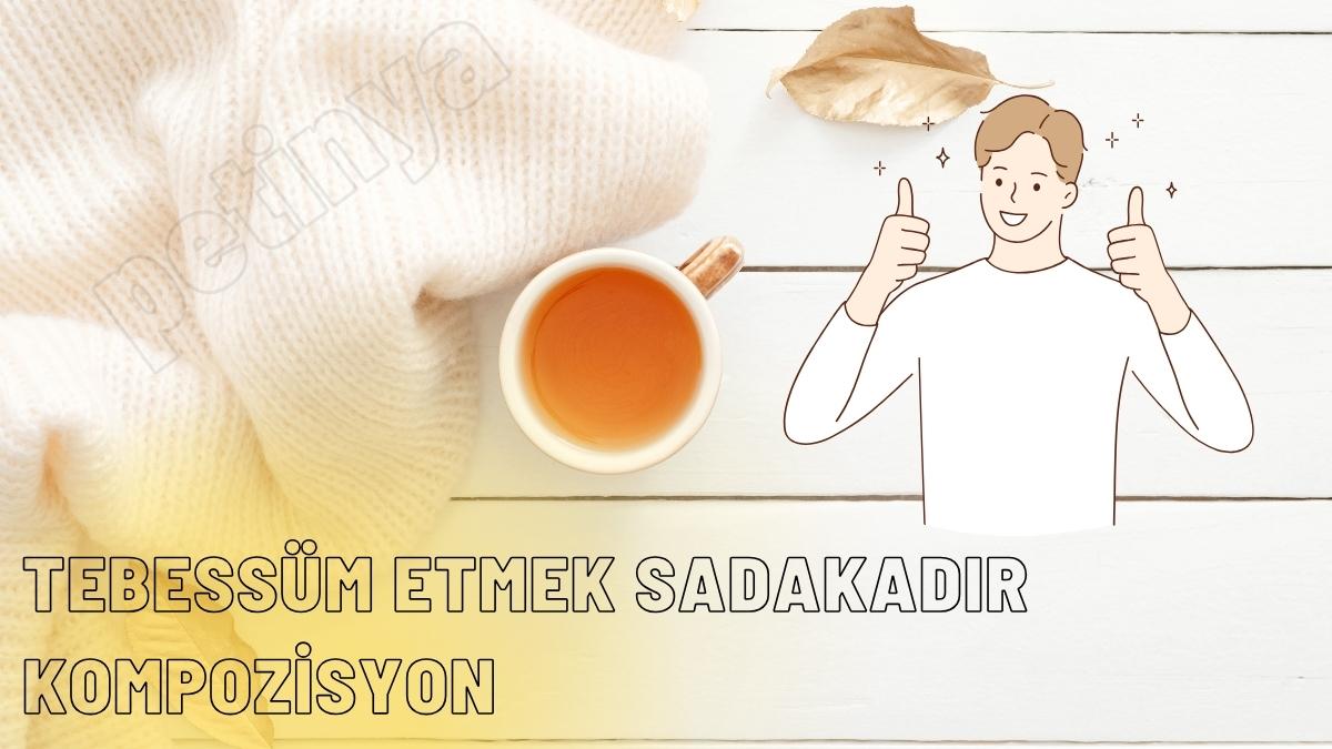 Tebessüm etmek (gülümsemek) sadakadır