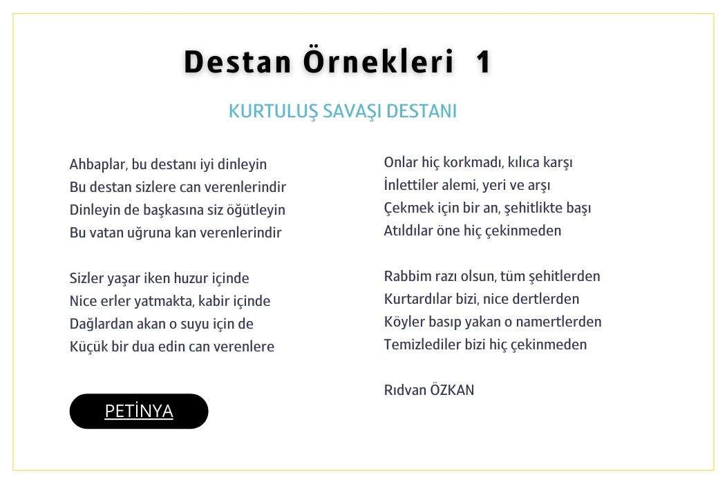 destan ornekleri 1