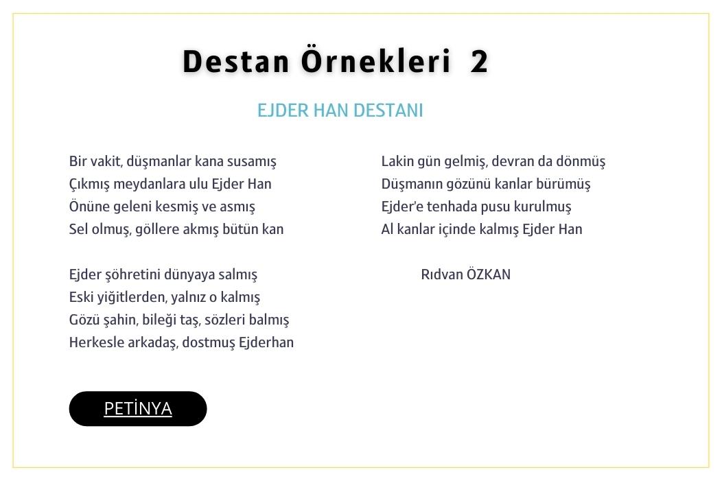 destan ornekleri 2