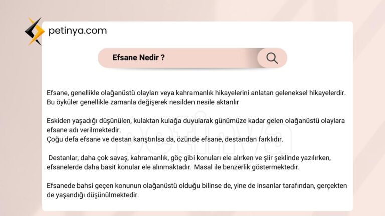 Efsane Nedir?